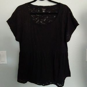 Torrid Black Blouse